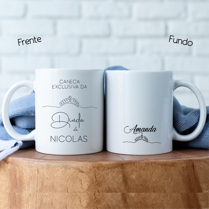 CANECA PERSONALIZADA PARA PADRINHOS