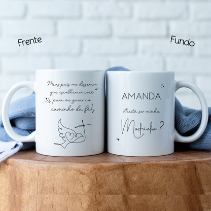 CANECA PERSONALIZADA PARA PADRINHOS