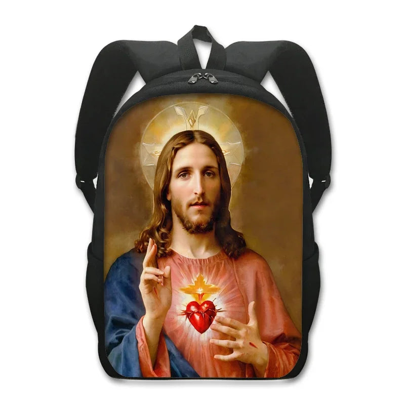 🎒 Mochilas Religiosas – Estampas Exclusivas Católicas
