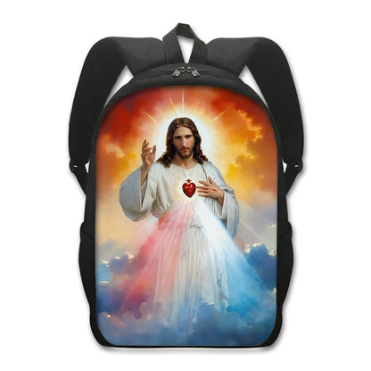 🎒 Mochilas Religiosas – Estampas Exclusivas Católicas